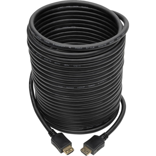 Tripp Lite by Eaton P568-030-BK-GRP High-Speed HDMI Cable - 30 ft - 9. 14 m with Gripping Connectors - 4K - M/M - Black