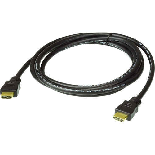 ATEN 2 m High Speed True 4K HDMI Cable with Ethernet - 6.6 ft HDMI A/V Cable for Audio/Video Device, Video Splitter, Video Extender, - (Fleet Network)