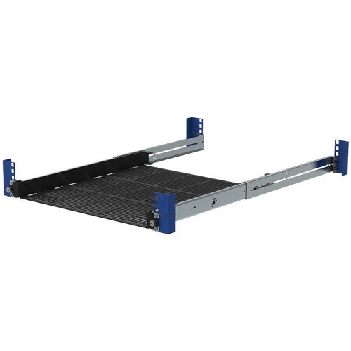 Rack Solutions Light Duty Laptop Shelf - For Server, Notebook - 1U Rack Height - Black Powder Coat - 75 lb (34019.43 g) Maximum Weight (115-5029)