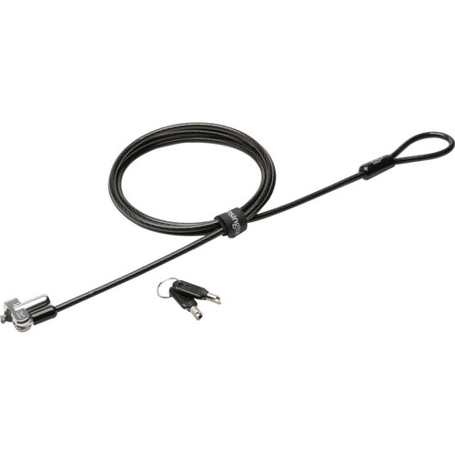 Kensington Cable Lock - 6 ft (1.83 m) Cable - Keyed Alike Lock - Black, Metallic - Carbon Steel, Plastic - For Notebook, Tablet (Fleet Network)