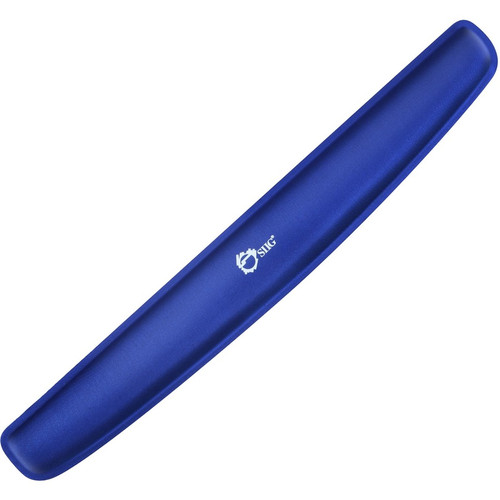SIIG Keyboard Wrist Rest Pad - 2.76" (70.10 mm) Width x 0.79" (20.07 mm) Depth - Blue - Skid Proof (Fleet Network)