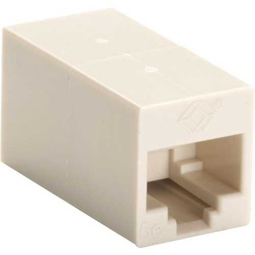 Black Box CAT5e Coupler - Unshielded, Straight-Pin, Beige, 10-Pack - 1 x RJ-45 Network Female - 1 x RJ-45 Network Female - Gold, - - (Fleet Network)