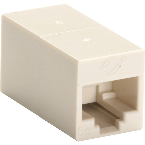 Black Box CAT5e Unshielded Cross-Pin Coupler - Beige - 1 x RJ-45 Network Female - 1 x RJ-45 Network Female - Beige (Fleet Network)