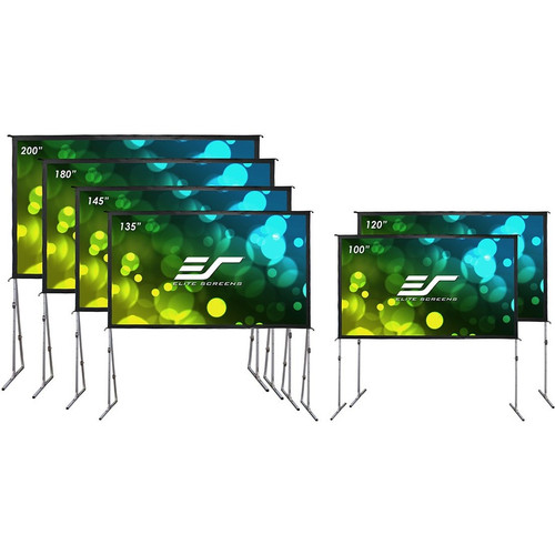 Elite Screens Yard Master Plus OMS100H2PLUS 100" Manual Projection Screen - 16:9 - CineWhite - 48.8" Height x 87" Width - Tripod (Fleet Network)