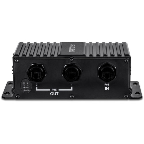 TRENDnet 2-Port Industrial Outdoor Gigabit UPoE Extender, Extends 100m- Total Distance Up to 200m (656'), Supports PoE (15.4W), IP67 - (TI-EU120)