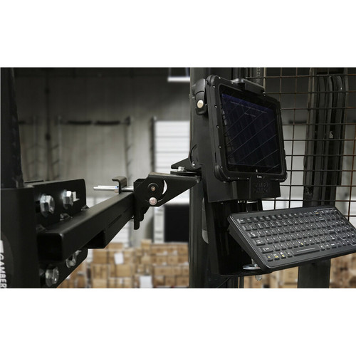 Gamber-Johnson Mounting Bracket for Tablet, Keyboard - Black Powder Coat - 75 x 75 (7160-0984)