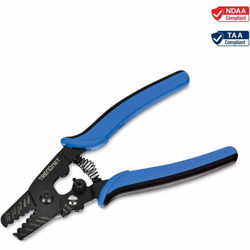 TRENDnet Fiber Optic Stripping Tool, Strips Outer Jackets/ Loose Tubes/Acrylic Coating/Buffer Insulation,Heavy Duty Carbon Steel, - (Fleet Network)