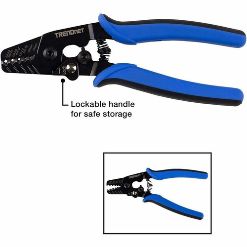 TRENDnet Fiber Optic Stripping Tool, Strips Outer Jackets/ Loose Tubes/Acrylic Coating/Buffer Insulation,Heavy Duty Carbon Steel, - (TC-FST)