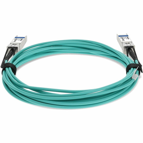 AddOn ADD-SBRSIN-AOC5M 10GBase-AOC SFP+ to SFP+ Active Optical Cable - 5 m - 16. 4 ft Multi-mode Fiber - TAA Compliant