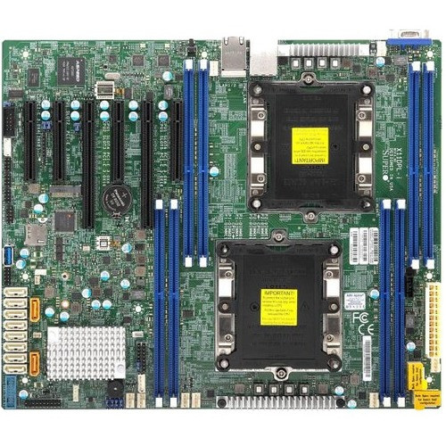 Supermicro X11DPL-I Server Motherboard - Intel C621 Chipset - Socket P LGA-3647 - ATX - Xeon Processor Supported - 1 TB DDR4 SDRAM RAM (Fleet Network)