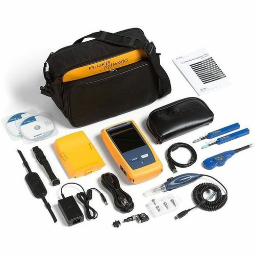 Fluke Networks FI2-7000 FiberInspector Pro Cable Analyzer - Cable Testing, Fiber Optic Cable Testing, Twisted Pair Cable Testing, OTDR (Fleet Network)