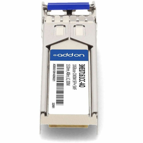 AddOn 3HE07161CC-AO Compatible TAA 10GBase-CWDM SFP+ Transceiver - SMF - 1510nm - 40km - LC - DOM - For Alcatel-Lucent Nokia Data Networking