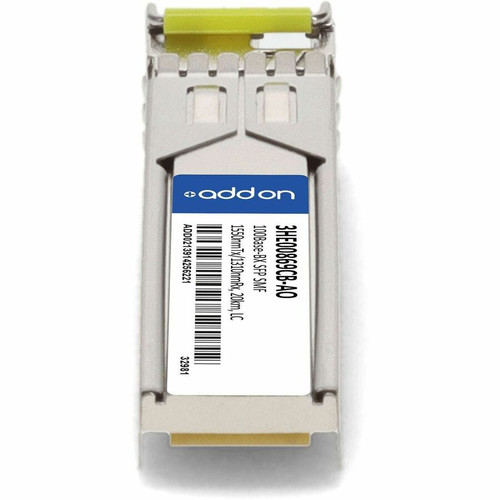 AddOn 3HE00869CB-AO Alcatel-Lucent Nokia Compatible TAA 100Base-BX SFP Transceiver - SMF - 1550nmTx/1310nmRx - 20km - LC - DOM