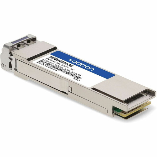 AddOn 3HE06485AA-AO Alcatel-Lucent Nokia Compatible QSFP+ Transceiver - 40GBase-LR4 - Single-mode LC - 10km - DOM - TAA