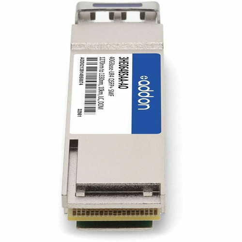 AddOn 3HE06485AA-AO Alcatel-Lucent Nokia Compatible QSFP+ Transceiver - 40GBase-LR4 - Single-mode LC - 10km - DOM - TAA