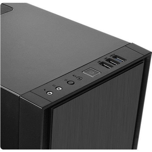 Thermaltake Versa H17 Micro Case - Mini-tower - Black - SPCC - 4 x Bay - 0 - Mini ITX, Micro ATX Motherboard Supported - 5 x Fan(s) - (CA-1J1-00S1NN-00)