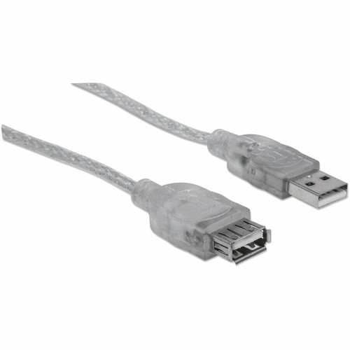 Manhattan 340496 USB Extension Cable - 9.8 ft (3 m) USB Data Transfer Cable - First End: 1 x USB 2.0 Type A - Male - Second End: 1 x A (340496)