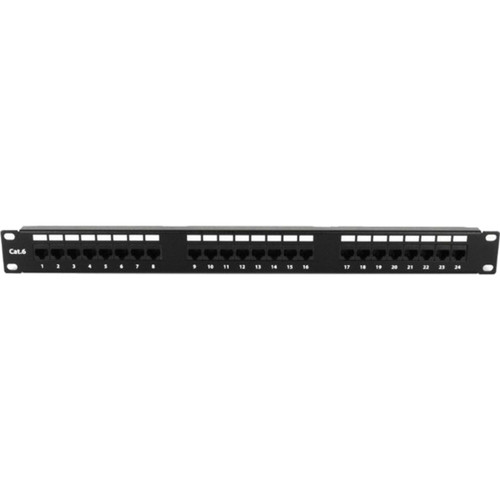 Claytek Depth Rack-mount Server Cabinet With 24 Port Cat6 Patch Panel For Structured Cabling Height Mm X WNG1810-PP24C6