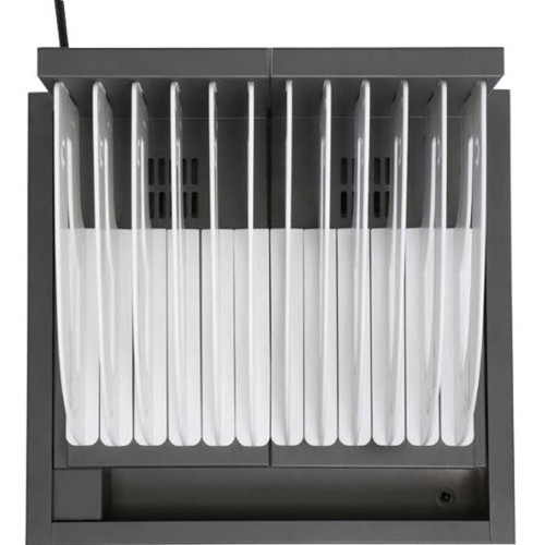 Bretford CUBE Micro Tray - Wired - Chromebook, Notebook, Tablet - Charging Capability - Charcoal (TVT10AC-CK)