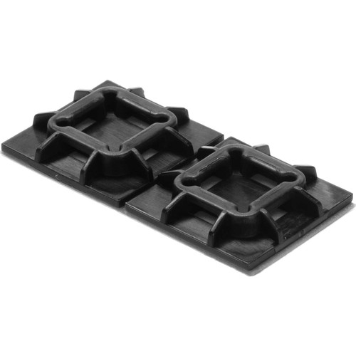 Panduit Panduit SGABM20-AV-C300 Super Grip Cable Tie Mount - Black - 0.8" (19.05 mm) Length - 100 Pack (SGABM20-AV-C300)