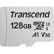 Transcend 300S 128 GB Class 10/UHS-I (U3) microSDXC - 95 MB/s Read - 45 MB/s Write (Fleet Network)