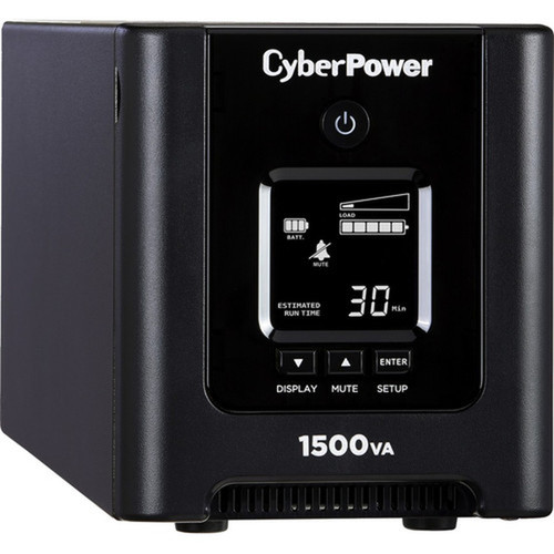 CyberPower_PFC_Sine_Wave_OR1500PFCLCD_mini-tower_1500VA_1050W_-_Mini-tower_-_8_Hour_Recharge_-_4_Minute_Stand-by_-_120_V_AC_Input_-_V_OR1500PFCLCD