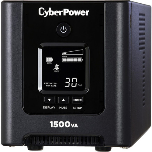 CyberPower_PFC_Sine_Wave_OR1500PFCLCD_mini-tower_1500VA_1050W_-_Mini-tower_-_8_Hour_Recharge_-_4_Minute_Stand-by_-_120_V_AC_Input_-_V_OR1500PFCLCD