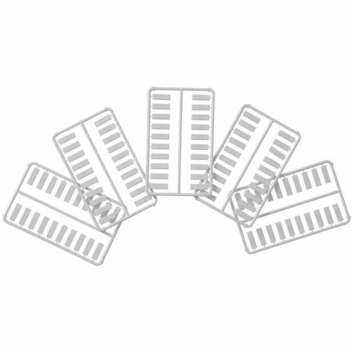 Panduit Icon, data image, White - Supports Module, Faceplate - Acrylonitrile Butadiene Styrene (ABS) - White - 100 (Fleet Network)