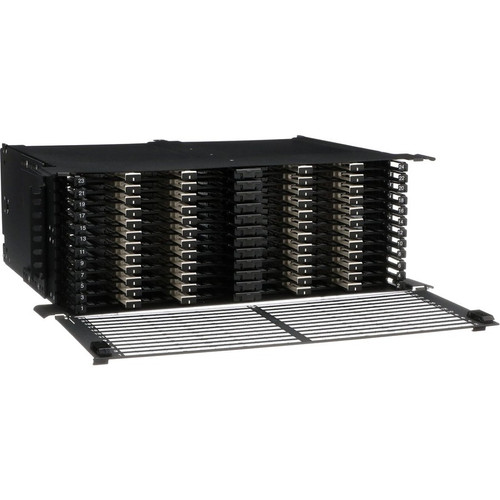 Panduit Fiber Enclosure - For Patch Panel, LAN Switch, Fiber Optic Cable Manager - 4U Rack Height x 19" (482.60 mm) Rack Width - - - (FLEX4U04)