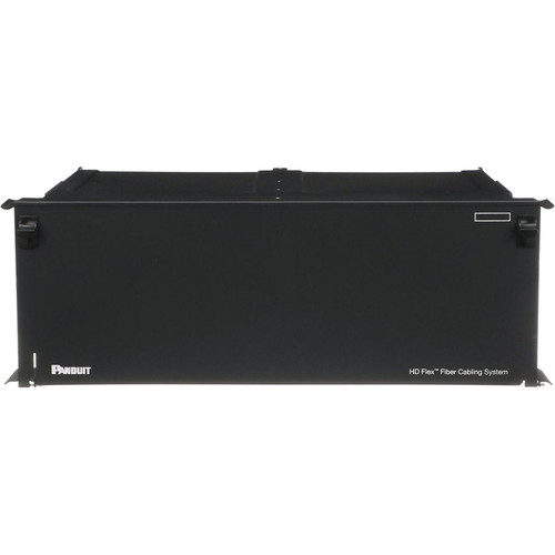 Panduit Fiber Enclosure - For Patch Panel, LAN Switch, Fiber Optic Cable Manager - 4U Rack Height x 19" (482.60 mm) Rack Width - - - (FLEX4U04)