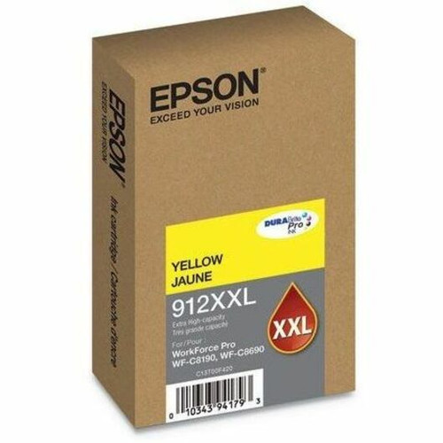 Original Epson T912XXL420 DURABrite Pro 912XXL Extra High Yield Ink Cartridge - Yellow - 8000 Pages