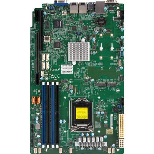 Supermicro X11SCW-F Server Motherboard - Intel C246 Chipset - Socket H4 LGA-1151 - Proprietary Form Factor - 128 GB DDR4 SDRAM Maximum (Fleet Network)