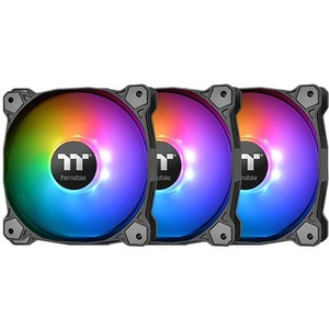 Thermaltake Pure Plus 12 Cooling Fan - 3 Pack - 4.72" (120 mm) Maximum Fan Diameter - 3 x Fan(s) - 56.45 CFM (95.91m³/h) Maximum - rpm (Fleet Network)