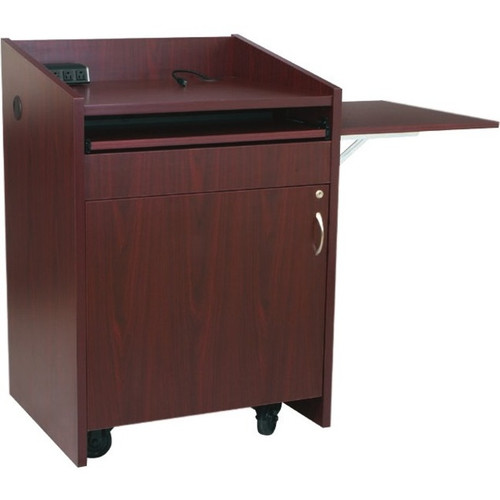 Middle Atlantic L2 Series Lectern - Grained Dark Cherry - Melamine (Fleet Network)