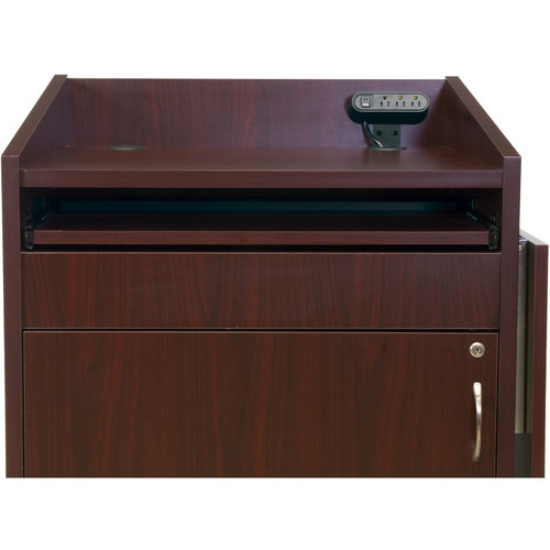 Middle Atlantic L2 Series Lectern - Grained Dark Cherry - Melamine (L2LDC2FCMGC)