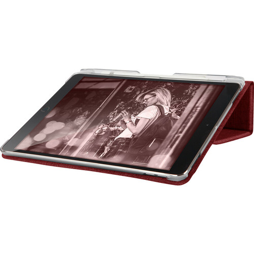 STM Goods Atlas Carrying Case For 9.7 Inch iPad Models With Apple Pencil Storage Dark Red Generation Pro Air STM-222-166JW-03