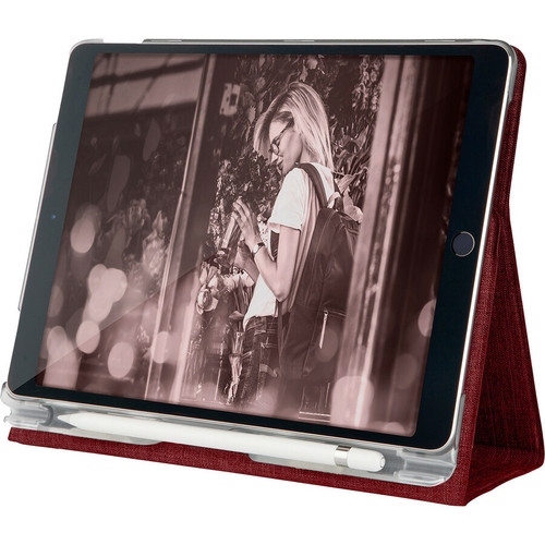 STM Goods Atlas Carrying Case For 9.7 Inch iPad Models With Apple Pencil Storage Dark Red Generation Pro Air STM-222-166JW-03