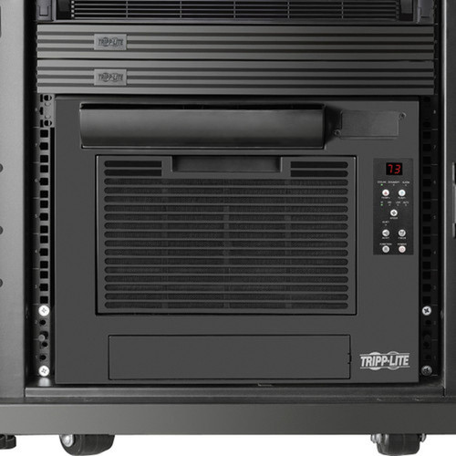 Tripp_Lite_SmartRack_7000_BTU_120V_Rack-Mounted_Air_Conditioning_Unit_-_Cooler_-_7000_BTUh_Cooling_Capacity_-_Yes_-_Black_SRCOOL7KRM