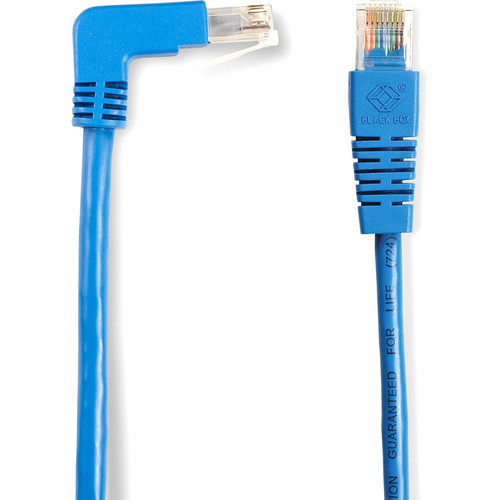 Black Box SpaceGAIN Cat.5e UTP Patch Network Cable - 3 ft Category 5e Network Cable for Patch Panel, Wallplate, Network Device - First (Fleet Network)