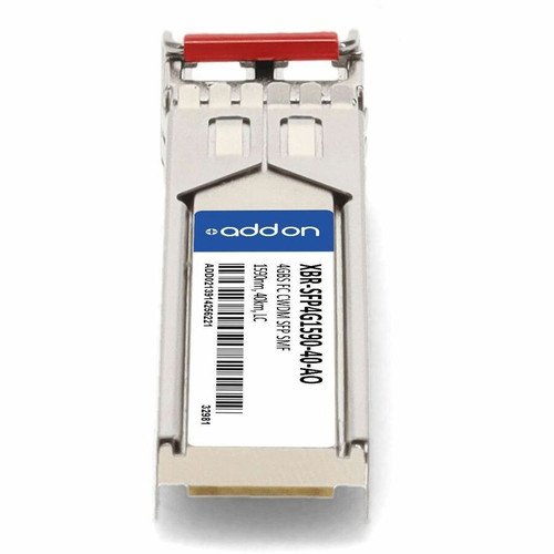 AddOn XBR-SFP4G1590-40-AO Brocade Compatible TAA 4GBase-CWDM Fibre Channel SFP Transceiver - SMF - 1590nm - 40km - LC