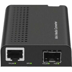 ECI Networks Unmanaged Mini Media Converter 10/100/1000 Base-T to SFP Based - 1 x Network (RJ-45) - Gigabit Ethernet - 1000Base-TX, - (Fleet Network)