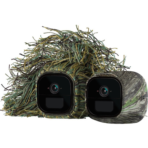 Arlo Go Skins - Set of 2 - For Camera - Mossy Oak, Ghillie - Water Resistant, UV Resistant - 2 (Fleet Network)