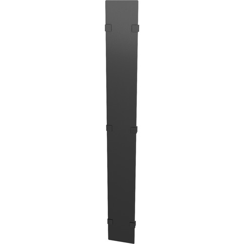 Vertiv&trade; 600mm Wide x 1200mm Deep Top Panel Black (Qty 1) - Metal - Black - 1 - 23.60" (599.44 mm) Width x 47.20" (1198.88 mm) (Fleet Network)
