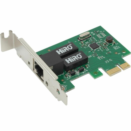 Hiro H50304 Gigabit Ethernet Adapter - PCI Express x1 - 1000 Mbit/s Data Transfer Rate - 1 Port(s) - 1 - LOW PROFILE Bracket Height - (Fleet Network)