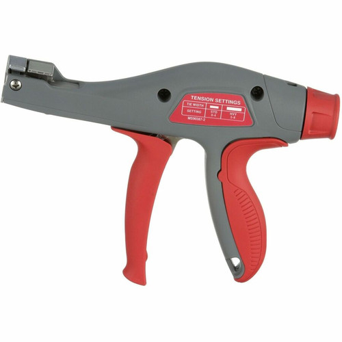 PanZone GTH-E Cable Tie Hand Tool, Dark Gray, Red, 7.8x1.28" , PK1 - 7.80" (198.12 mm) Length - Dark Gray - Plastic, Resin - 11.90 oz (GTH-E)