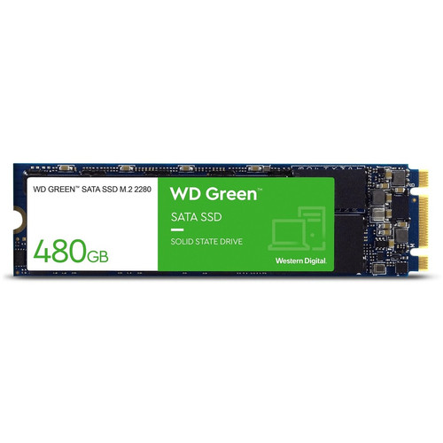Western Digital Green WDS480G2G0B 480 GB Solid State Drive - M.2 2280 Internal - SATA (SATA/600) - Desktop PC, All-in-One PC, Notebook (Fleet Network)