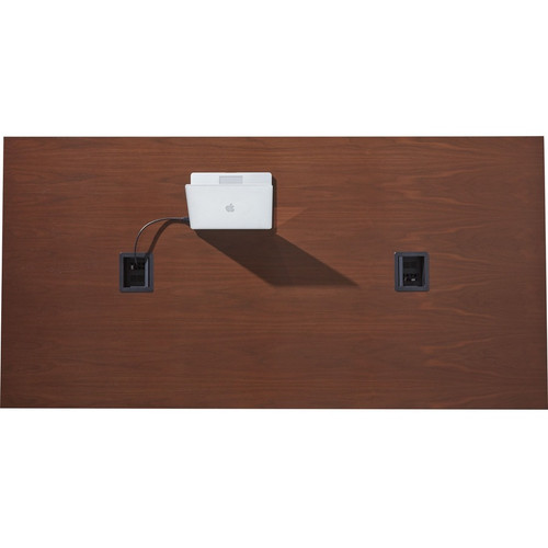 Middle Atlantic Pre-Configured T5 Series, 8' Sota Style Conference Table - Scarlett Cherry Veneer Rectangle Top - Scarlett Cherry Base (T5SDC1RSV01ZP001)