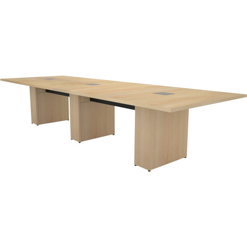 Middle Atlantic Pre-Configured T5 Series, 12' Sota Style Conference Table - Sandy Maple Veneer Rectangle Top - Sandy Maple Veneer Base (Fleet Network)