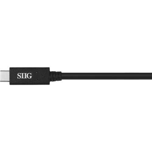 SIIG USB 3.1 Type C Gen 1 Meter 3.3 Foot Data Transfer And Power Cable For Adapters Desktops Notebooks Tablets CB-TC0D11-S1