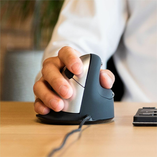 R-Go HE ergonomic mouse - large, right, wired (RGOHELA)